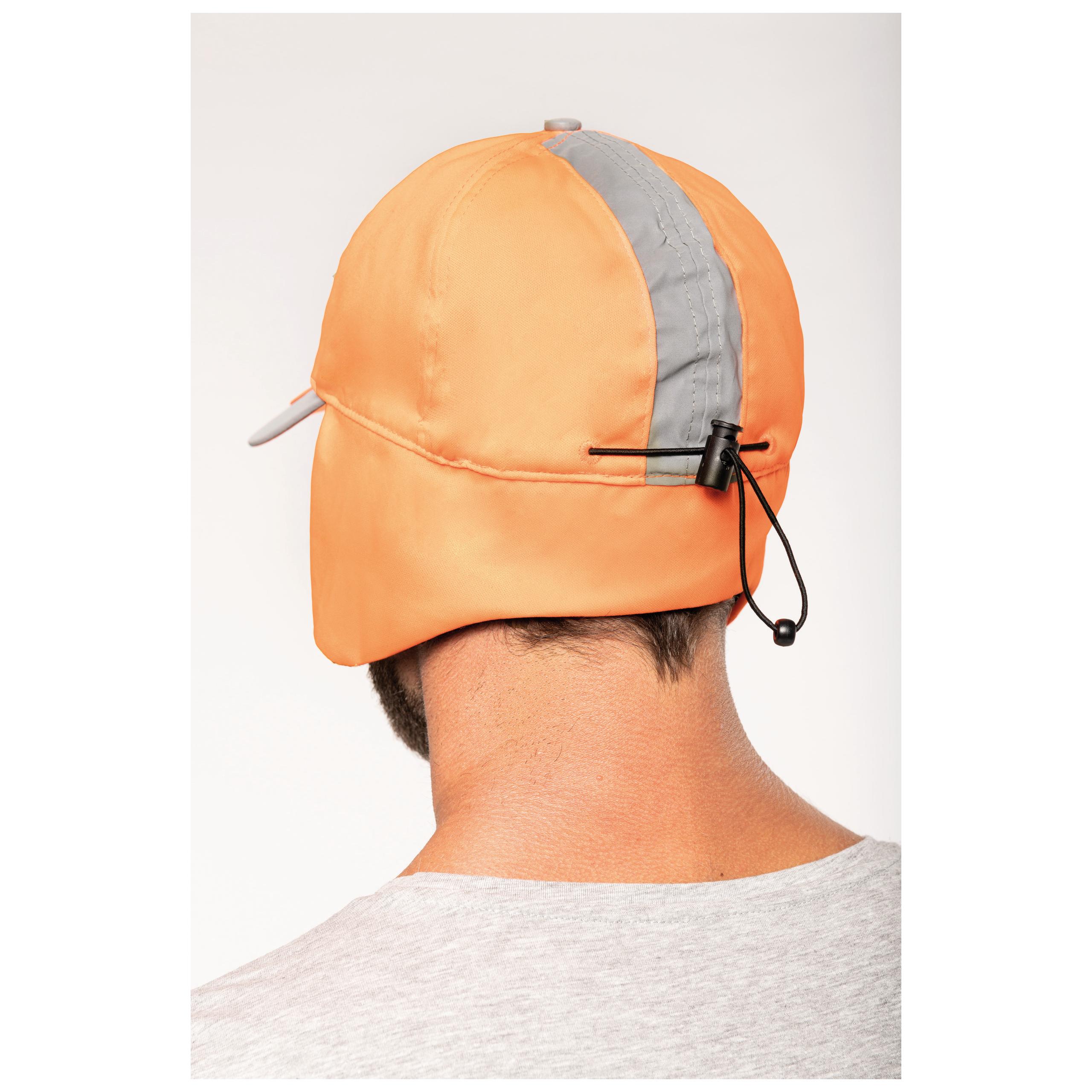 WK. Designed To Work - Casquette hiver fluorescente - 6 panneaux - Fluorescent Orange - One Size