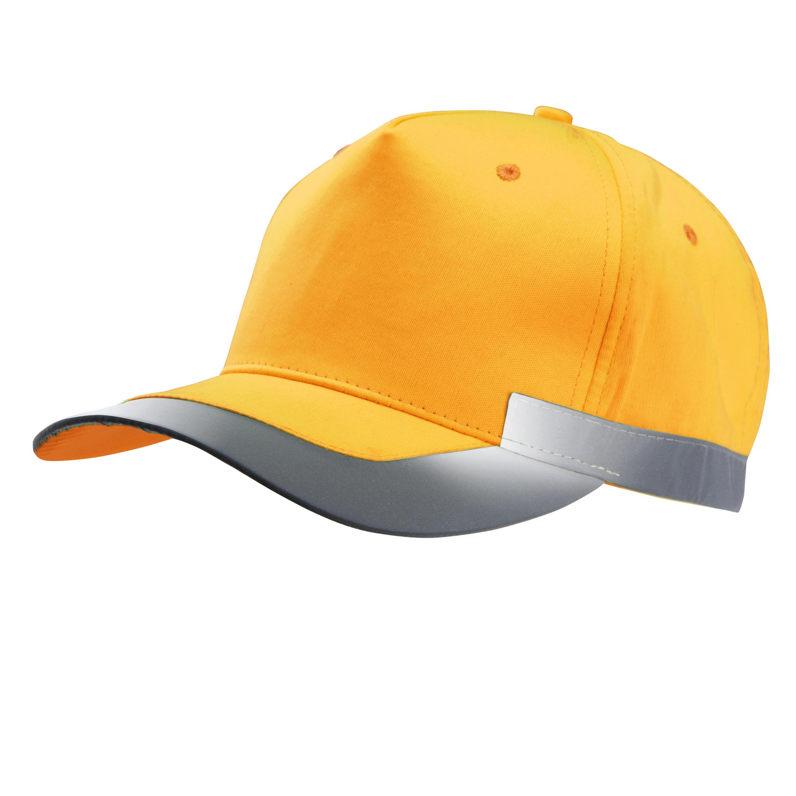 WK. Designed To Work - Casquette fluorescente - 5 panneaux - Fluorescent Orange - One Size