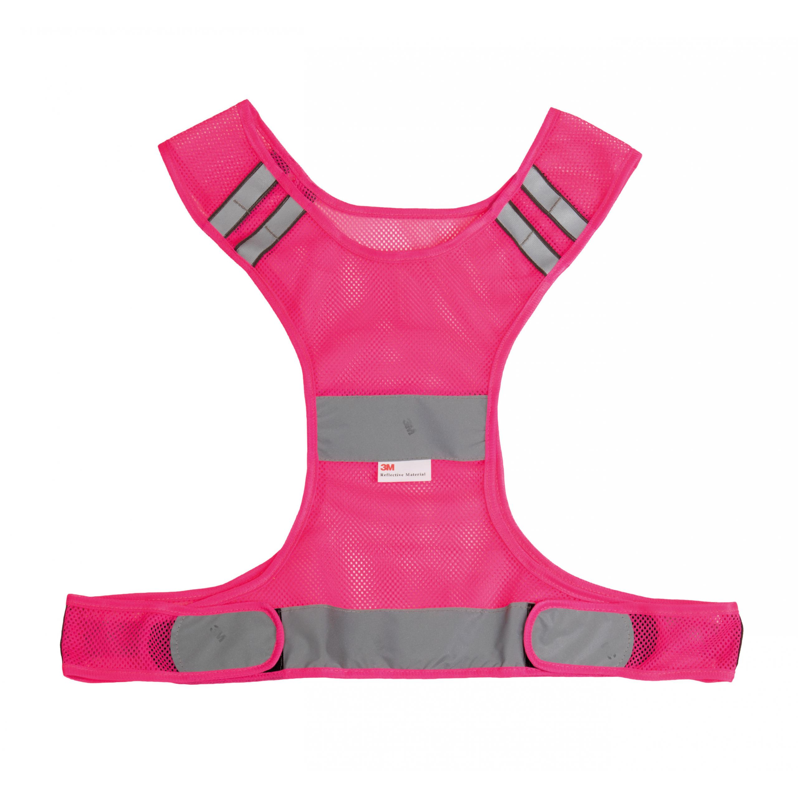 WK. Designed To Work - Gilet en filet fluorescent - Fluorescent Fuchsia - M/L