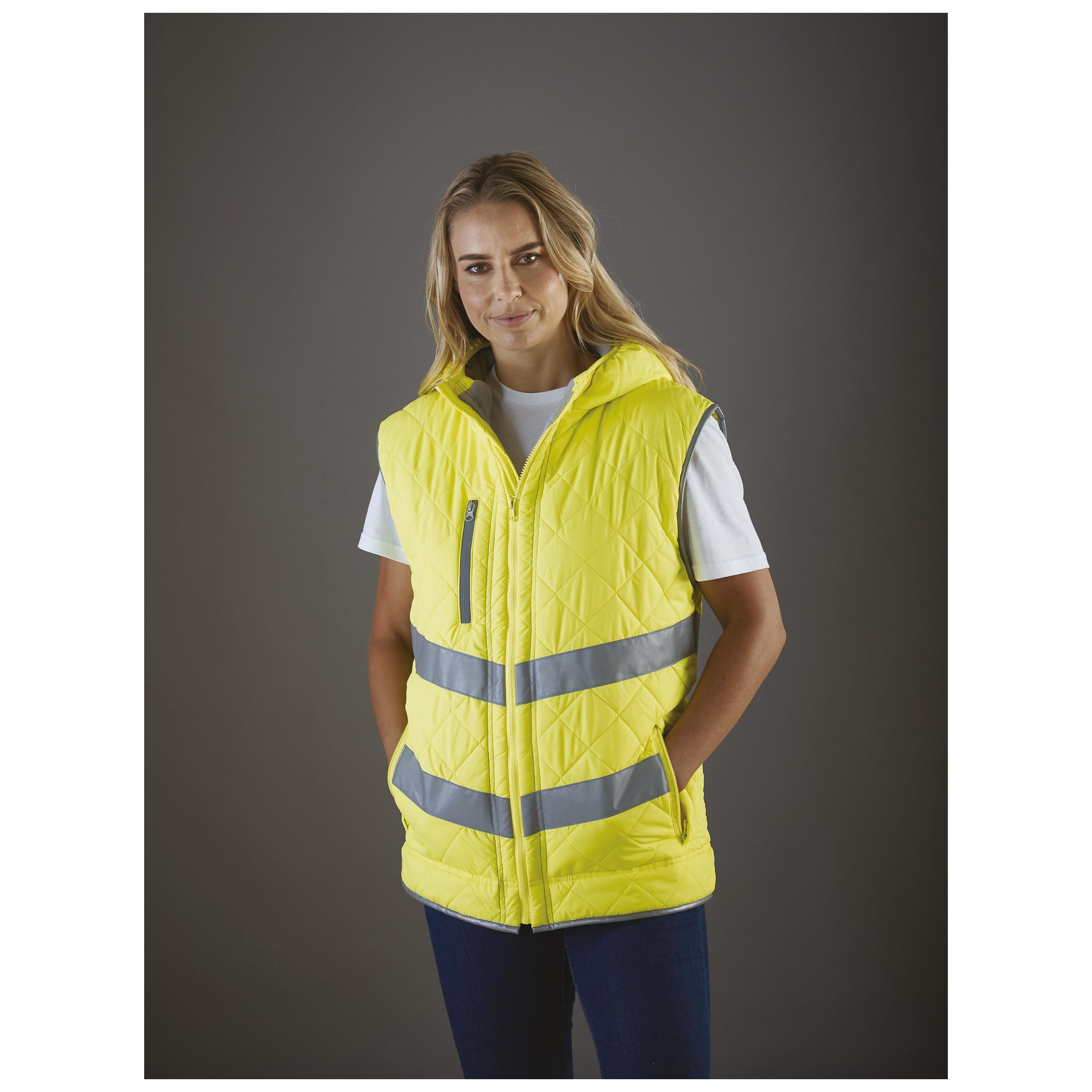 Yoko - Bodywarmer haute visibilité "Kensington" - Hi Vis Orange - 3XL