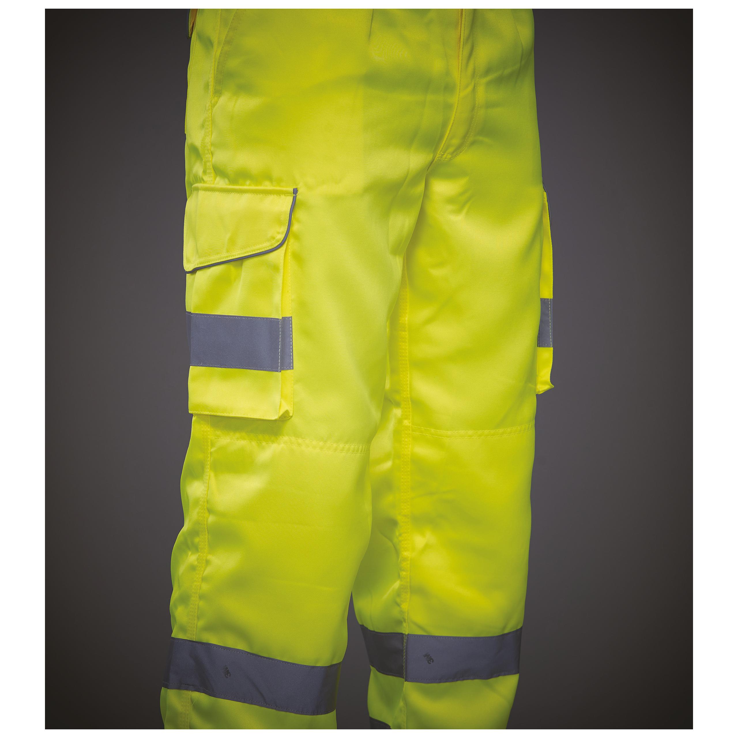 Yoko - Pantalon Cargo haute visibilité - Hi Vis Orange - 38 FR (28 UK)