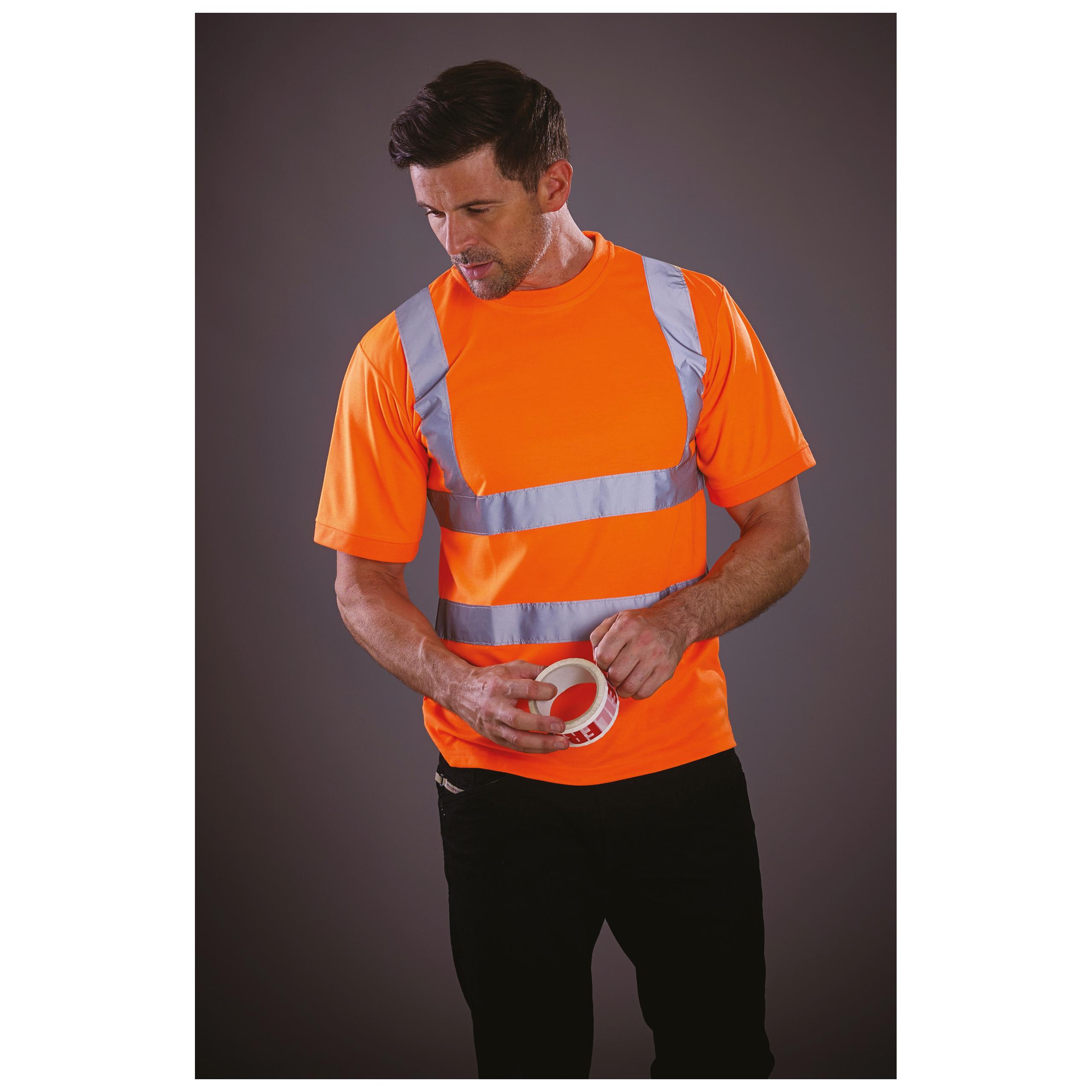 Yoko - T-shirt manches courtes haute visibilité - Hi Vis Orange - 4XL