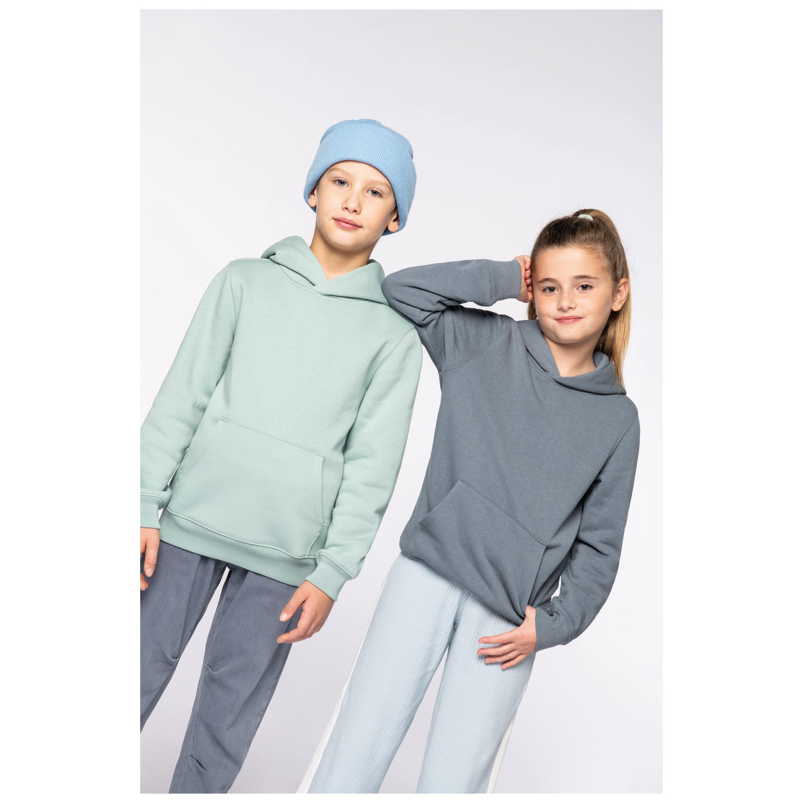 Native Spirit - Sweat capuche enfant - 350g - Aquamarine - 4/6 ans