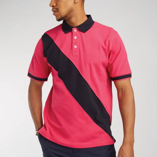 Bright Pink / Navy - XXL