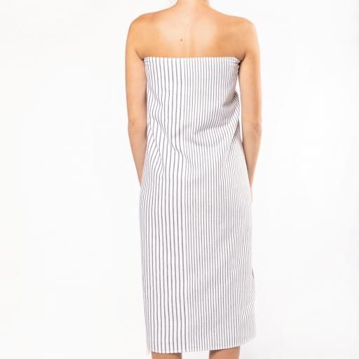 White / Smoke Stripe - One Size