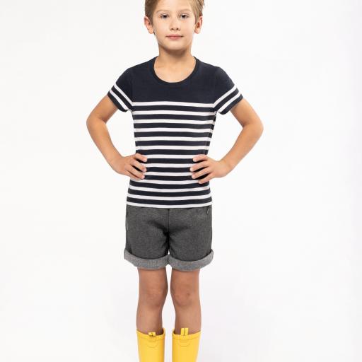 Navy / White Stripes - 4/6 ans