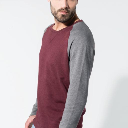 French Navy Heather / Grey Heather - S