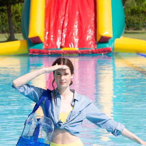 Transparent / Navy - One Size