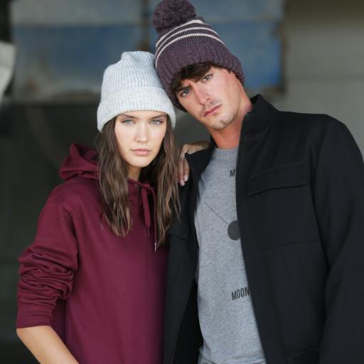 Dark Rosewood heather  / Light Sand Heather - One Size