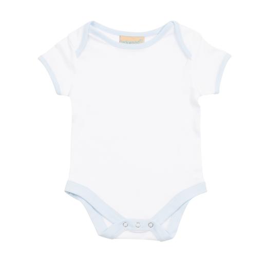 White / Pale Blue - 0/3M