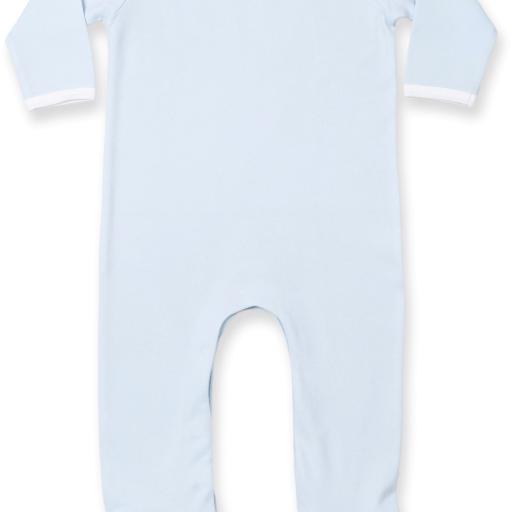 Pale Blue / White - 0/3M