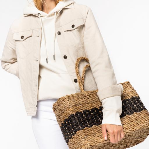 Striped Seagrass Black / Black Night - One Size