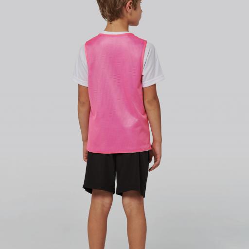 Fluorescent  Pink / Sporty Sky Blue - 6/10 ans