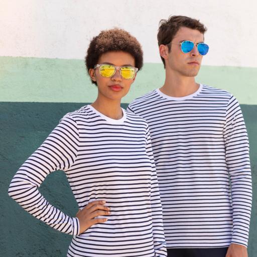 White / Oxford Navy - XXS