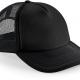 Beechfield - Casquette américaine Vintage - Black / Black - One Size