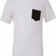 Bella + Canvas - T-SHIRT POCHE - White / Black - XXL