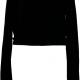 Bella + Canvas - Sweat-shirt crop à capuche femme - Black - L