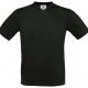 B&C - T-SHIRT COL V EXACT150 - Black - M