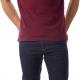 B&C - POLO HOMME DNM FORWARD - Denim / Burgundy - S