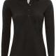 B&C - POLO FEMME SAFRAN MANCHES LONGUES - Black - S