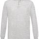 B&C - POLO HOMME SAFRAN MANCHES LONGUES - Ash - S