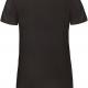 B&C - T-shirt Triblend col V Femme - Black - L