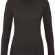 B&C - T-shirt bio Inspire femme manches longues - Black - L