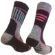 Estex - LOT DE 2 PAIRES DE CHAUSSETTES LADY - Grey / PINK - 35/38 EU