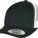 FLEXFIT - Casquette classic retro trucker - BLACK / WHITE - One Size