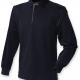 Front Row - POLO RUGBY MANCHES LONGUES - Black - S