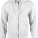 Gildan - SWEAT-SHIRT HOMME ZIPPÉ CAPUCHE HEAVY BLEND™ - Ash - S