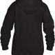 Gildan - SWEAT-SHIRT ENFANT ZIPPÉ CAPUCHE HEAVY BLEND™ - Black - 5/6 ans (S)