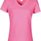 Gildan - T-shirt Femme Col V Premium - Azalea - S