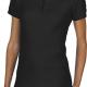 Gildan - Polo Femme Softstyle Double Piqué - Black - L