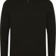 Henbury - Cardigan Col Bomber - Black - 3XL