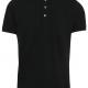 Kariban - Polo col mao manches courtes homme - Black / Oxford Grey - XS