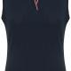 Kariban - Polo sans manches femme - Navy / Red / White - XS