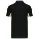 Kariban - Flag > polo bicolore manches courtes - Black / Lime - M