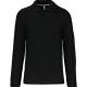 Kariban - Polo manches longues homme - Black - 3XL