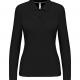 Kariban - Polo manches longues femme - Black - 3XL