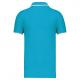 Kariban - Polo manches courtes - Light Turquoise / White / Navy - S