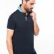 Kariban - Polo manches courtes - Light Turquoise / White / Navy - S