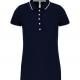 Kariban - Polo maille piquée manches courtes femme - Navy / White / Red - S