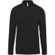 Kariban - Polo piqué manches longues homme - Black - 3XL