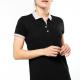 Kariban - Polo piqué bicolore femme - Black / Oxford Grey - XS