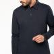 Kariban - Polo jersey manches longues homme - Black - S