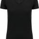 Kariban - T-shirt Supima® col V manches courtes femme - Black - XS