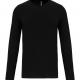 Kariban - T-shirt col rond manches longues homme - Black - S