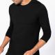 Kariban - T-shirt col rond manches longues homme - Black - S