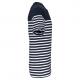 Kariban - T-shirt marin col rond Bio homme - Navy / White Stripes - S